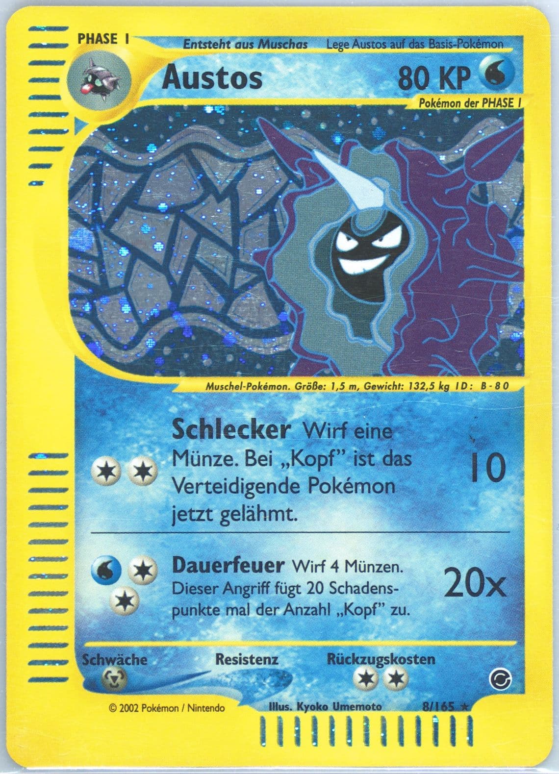 Austos-Holo German (8) 2002 Pokemon Expedition
