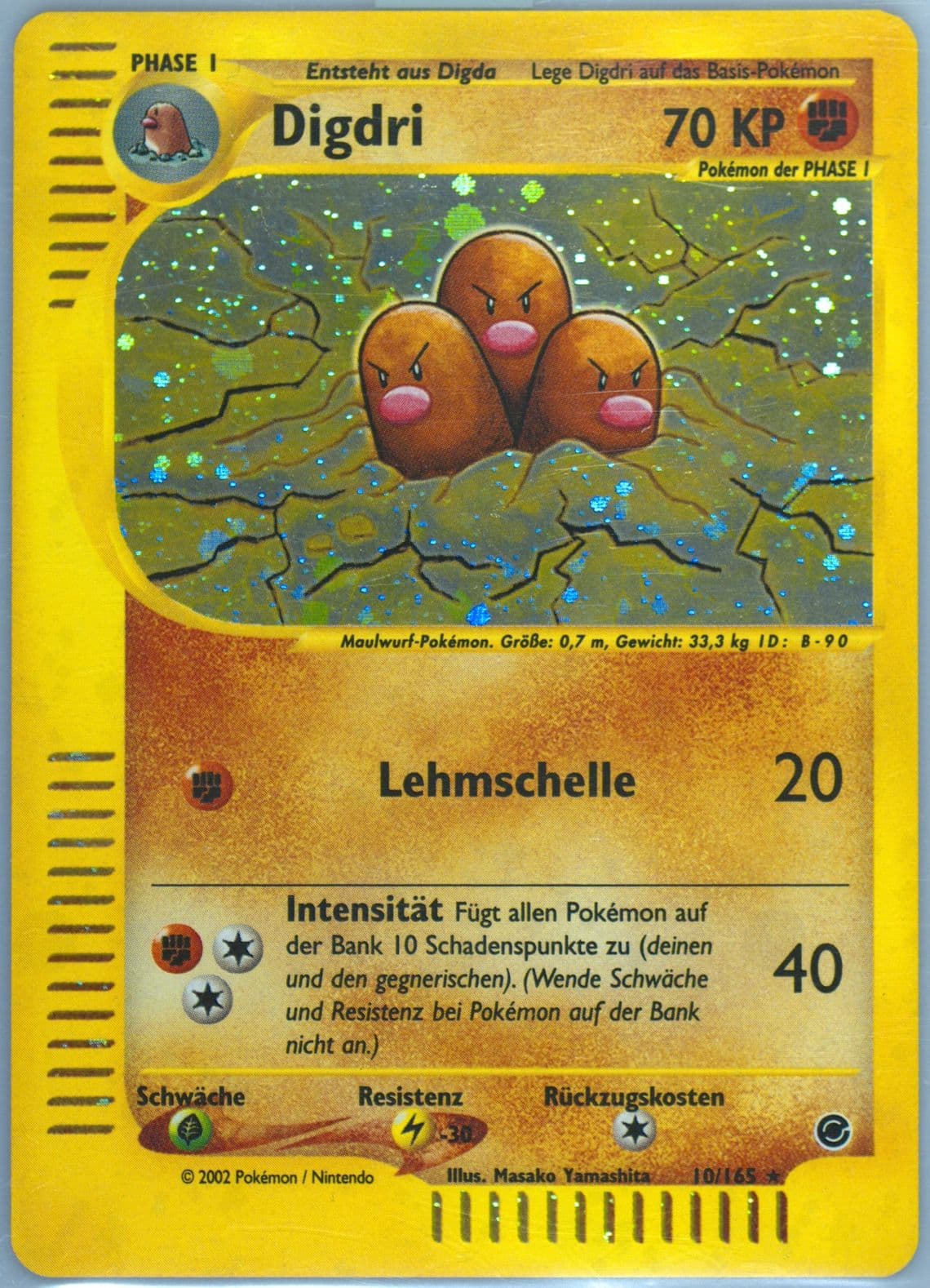 Digdri-Holo German (10) 2002 Pokemon Expedition