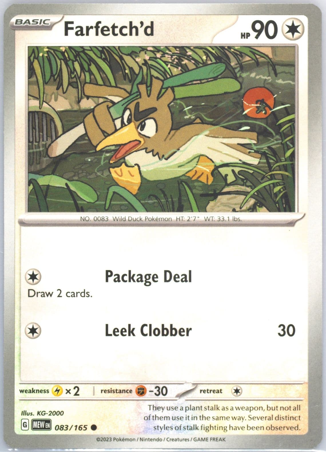 Farfetch'd (083) 2023 Pokemon Mew EN-151