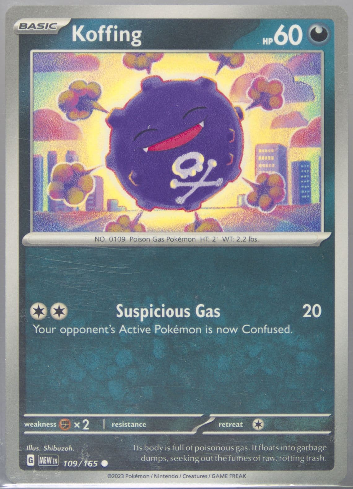 Koffing (109) 2023 Pokemon Mew EN-151