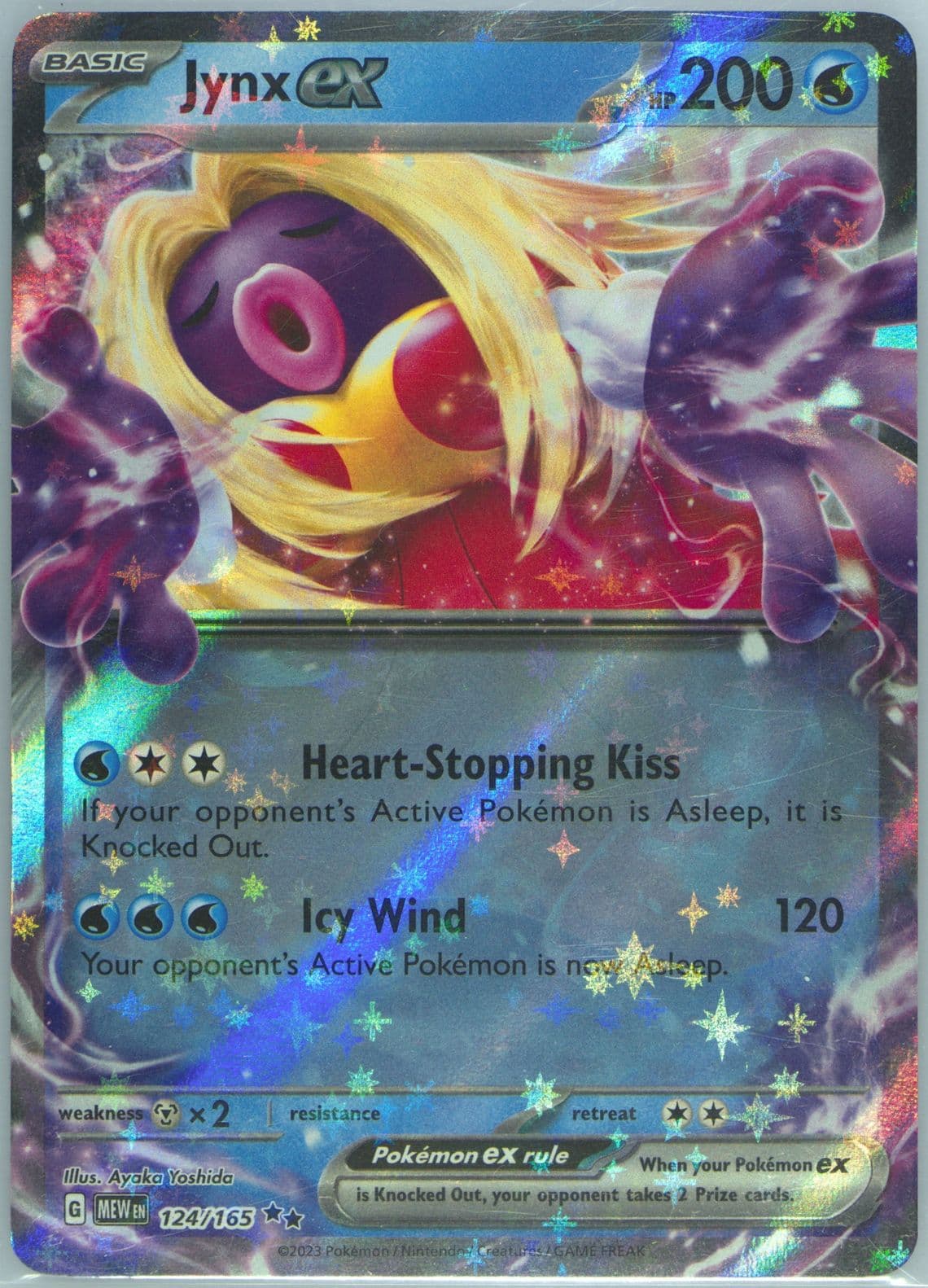 Jynx EX (124) 2023 Pokemon Mew EN-151