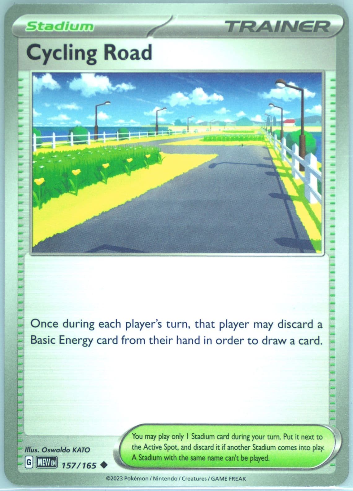 Cycling Road (157) 2023 Pokemon Mew EN-151