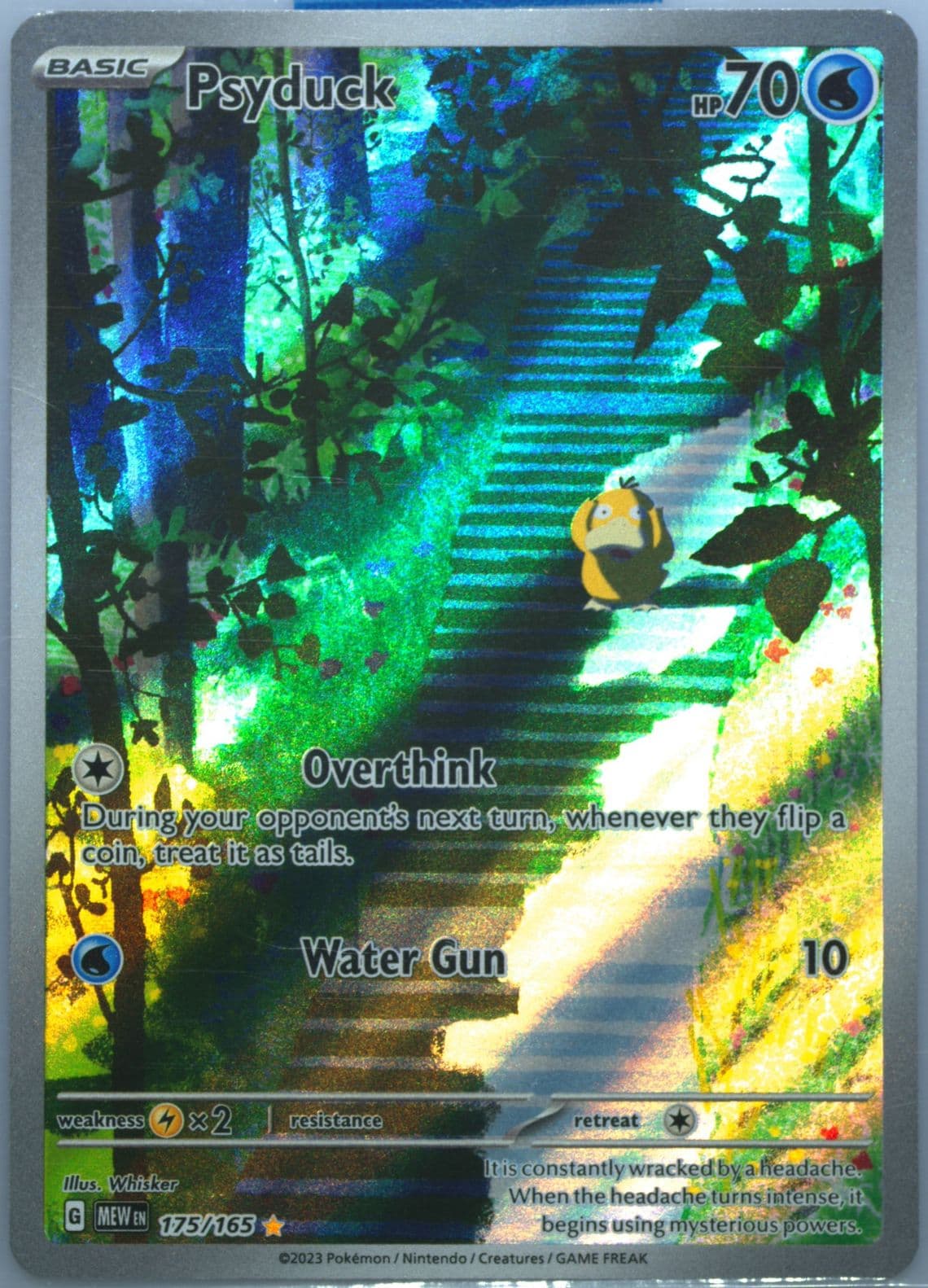 Psyduck Illustration Rare (175) 2023 Pokemon Mew EN-151