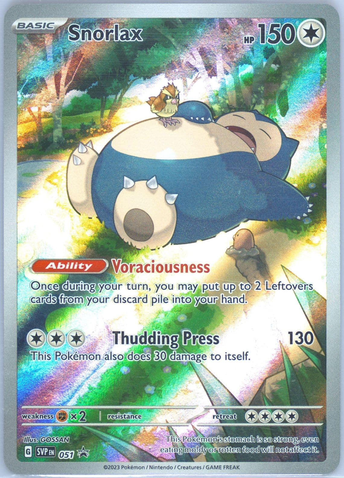 Snorlax 151 Elite Trainer Box (051) 2023 Pokemon Svp EN-SV Black Star Promo