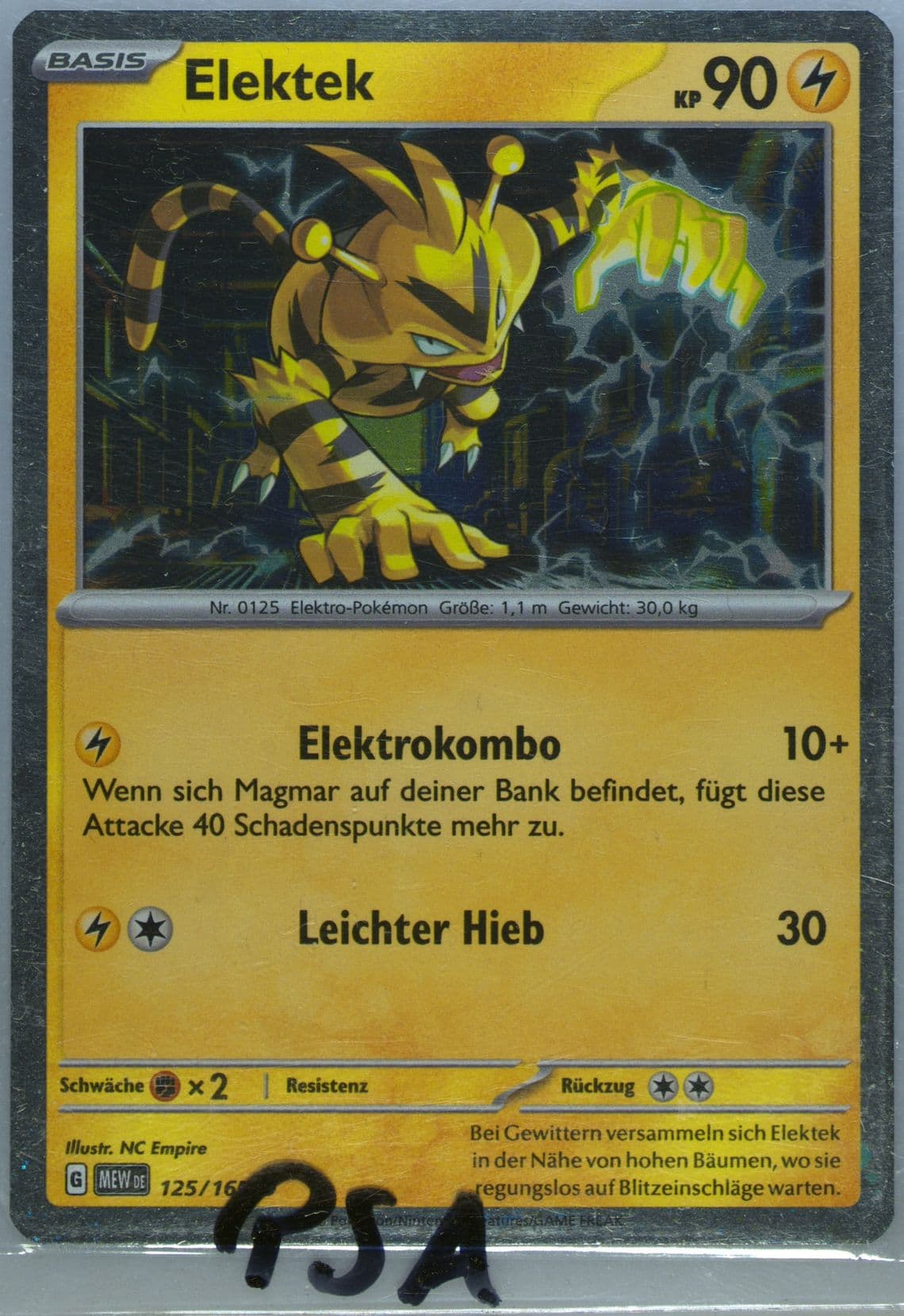 Electabuzz (125) 2023 Pokemon German Mew de-151