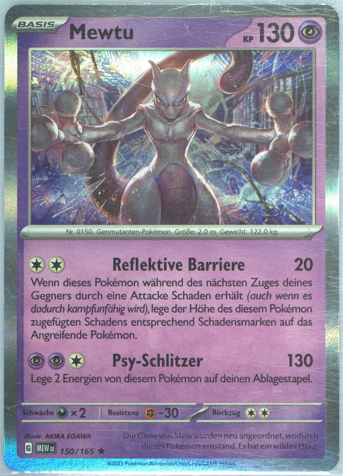 Mewtwo (150) 2023 Pokemon German Mew de-151