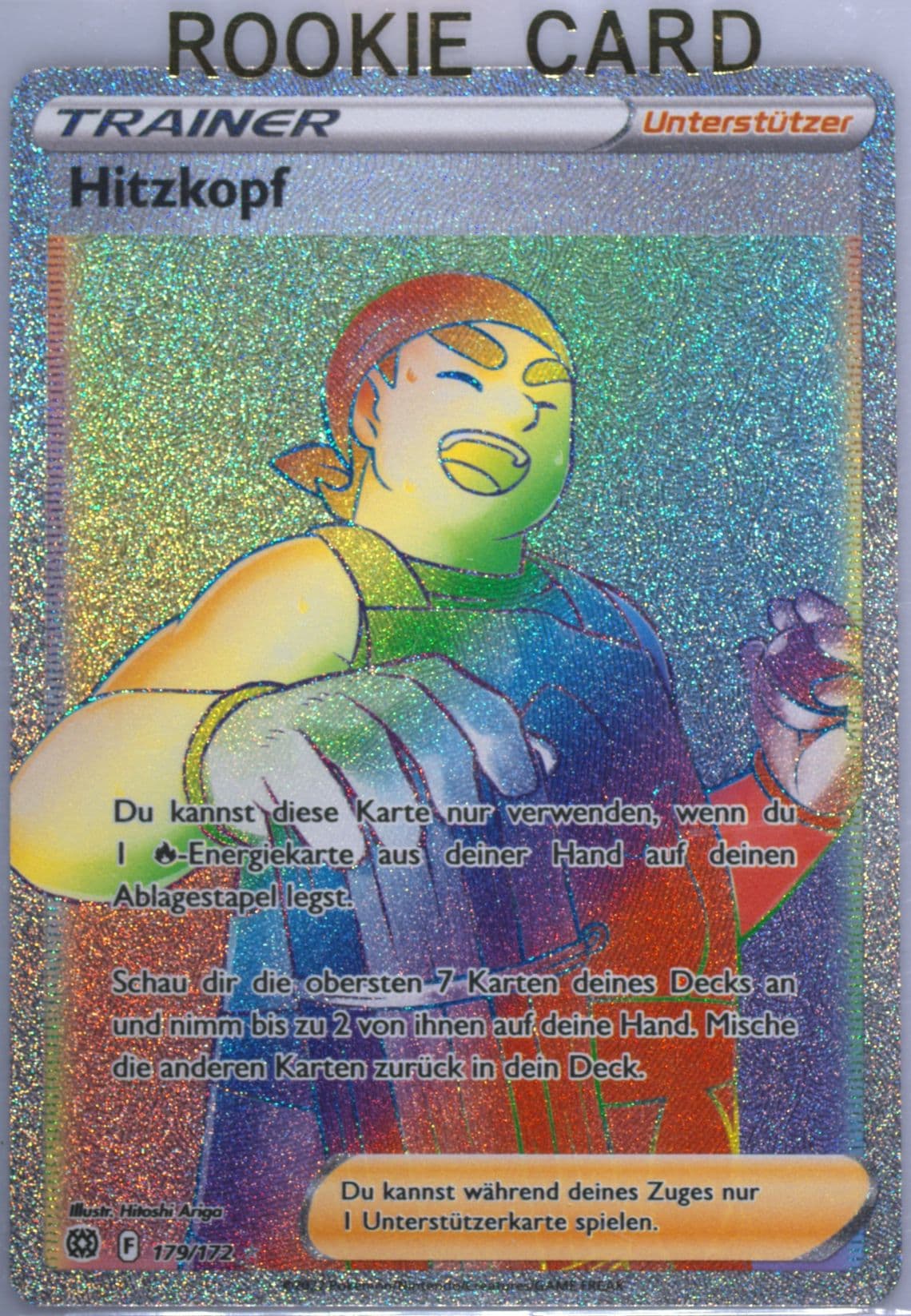 Full Art/Hitzkopf German-Secret (179) 2022 Pokemon Sword & Shield Brilliant Stars