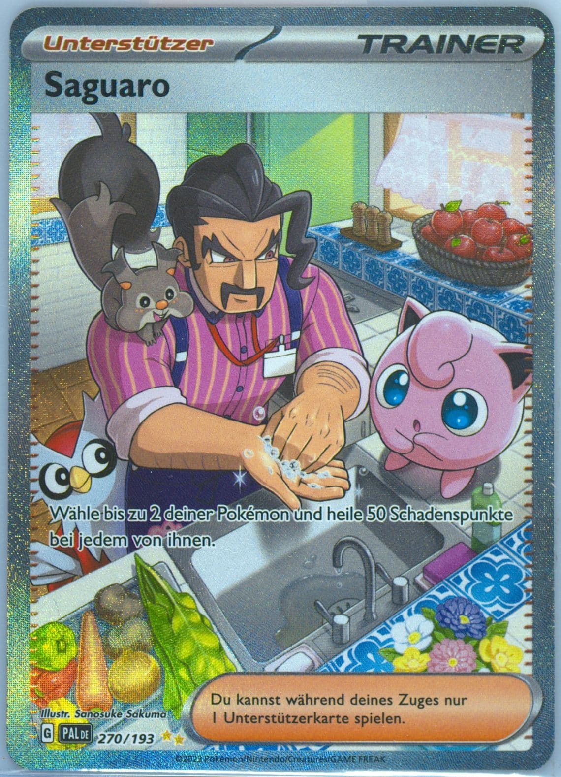 Saguaro Special Illustration Rare (270) 2023 Pokemon German Pal de-Paldea Evolved