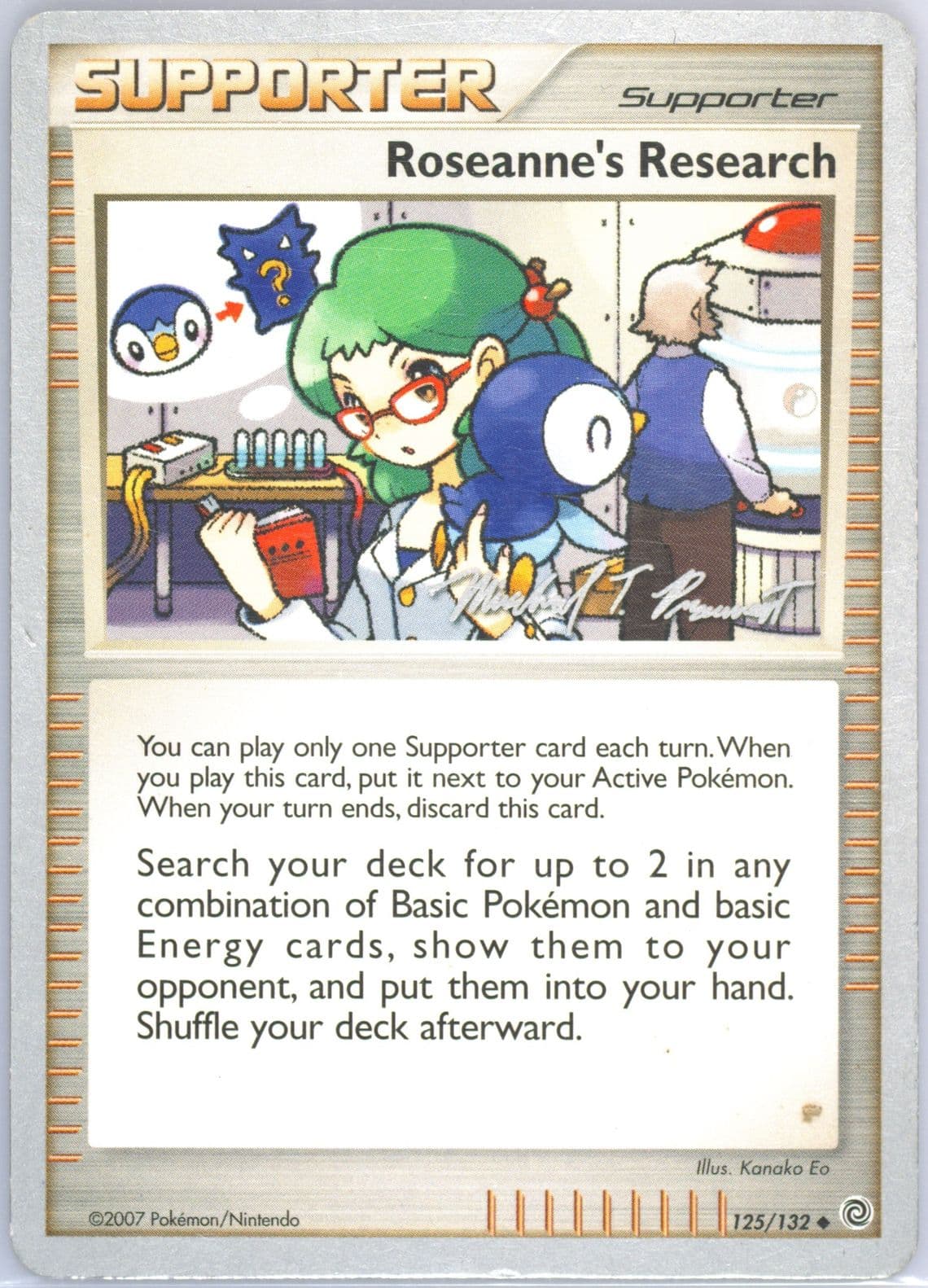 Roseanne's Research Boltevoir (125) 2010 Pokemon World Championships Promo