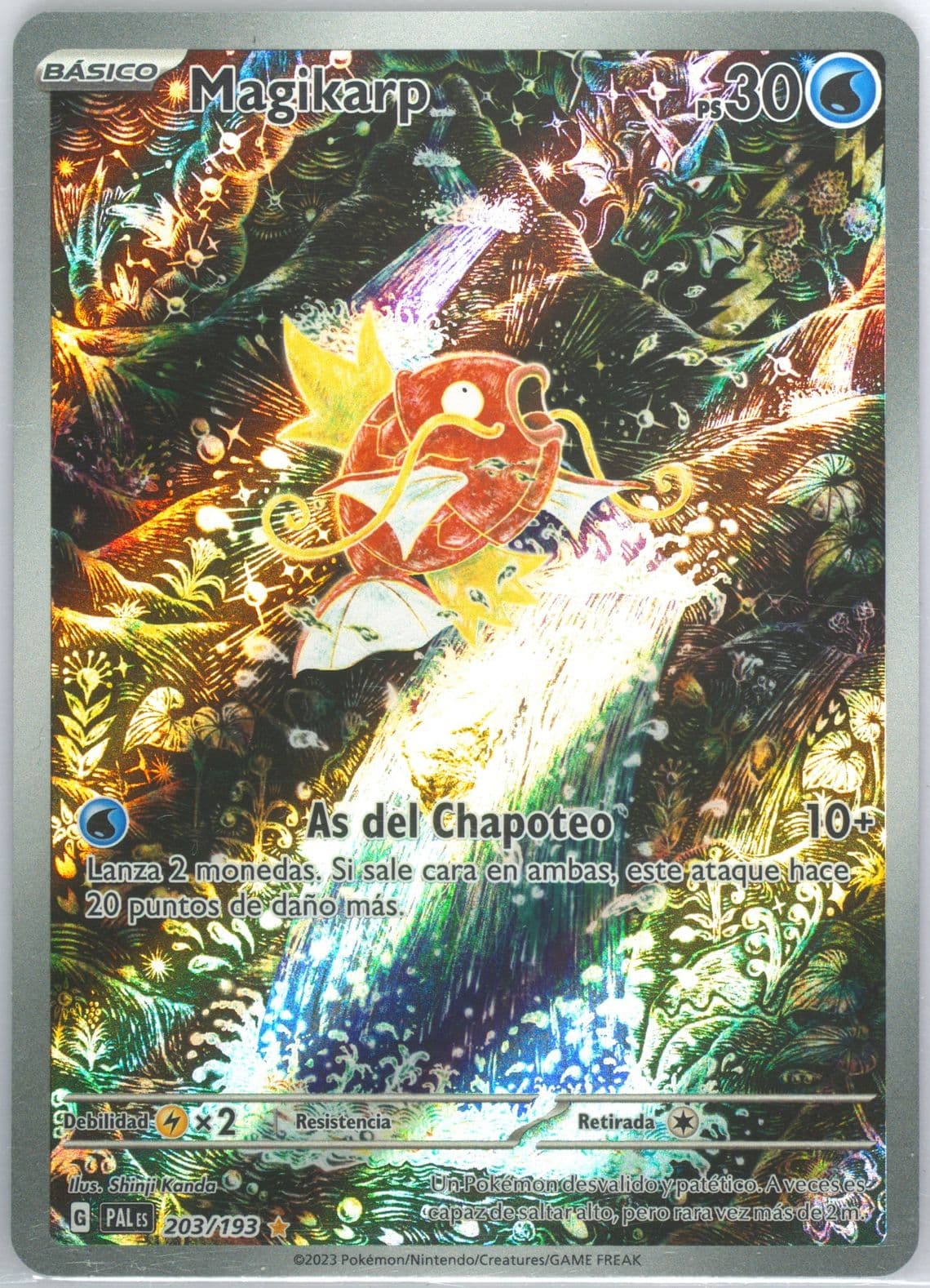 Magikarp Illustration Rare (203) 2023 Pokemon Spanish Pal ES-Paldea Evolved