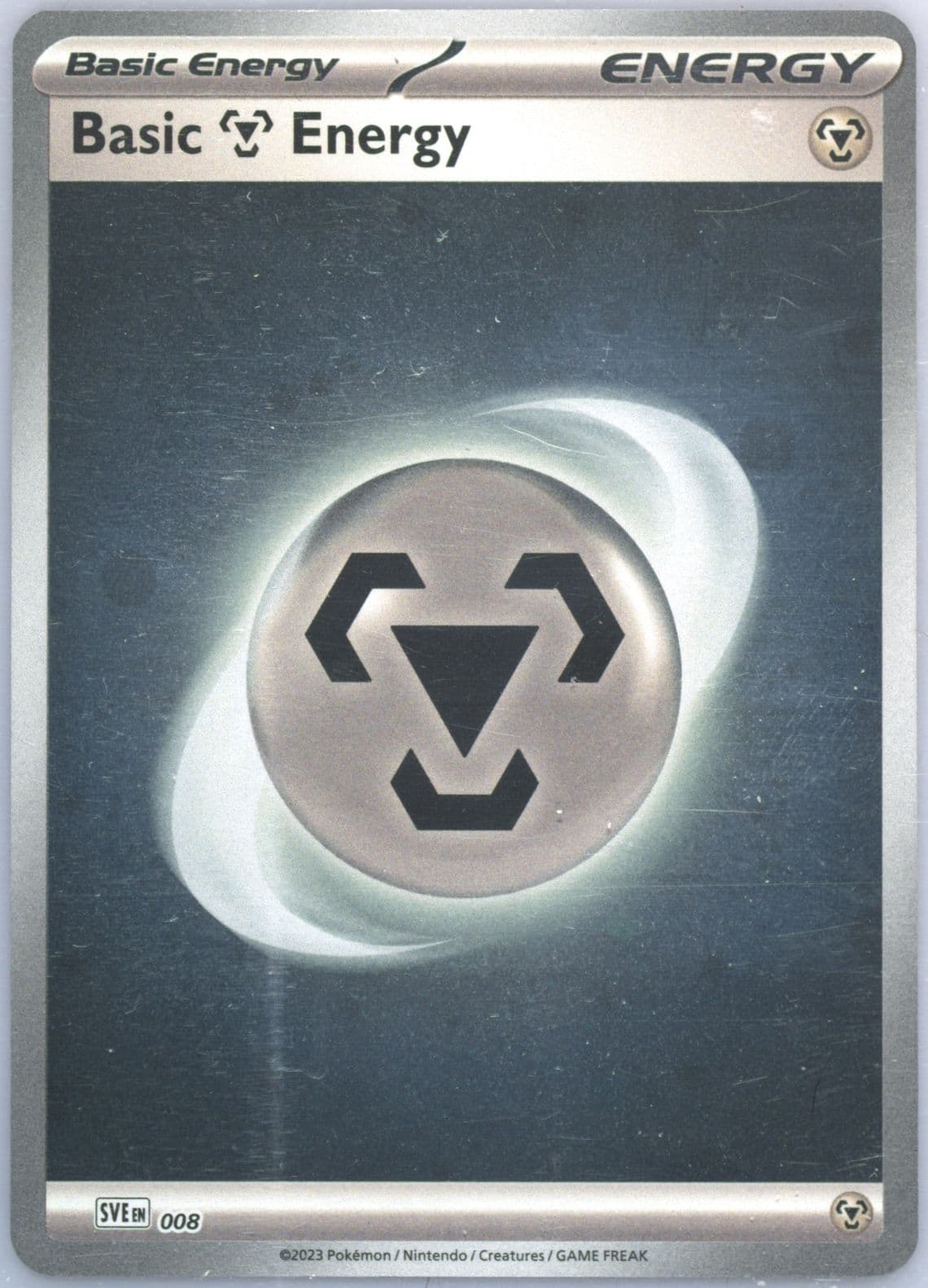 Basic Metal Energy Cosmos Holo (008) 2023 Pokemon Sve EN-Basic Energies