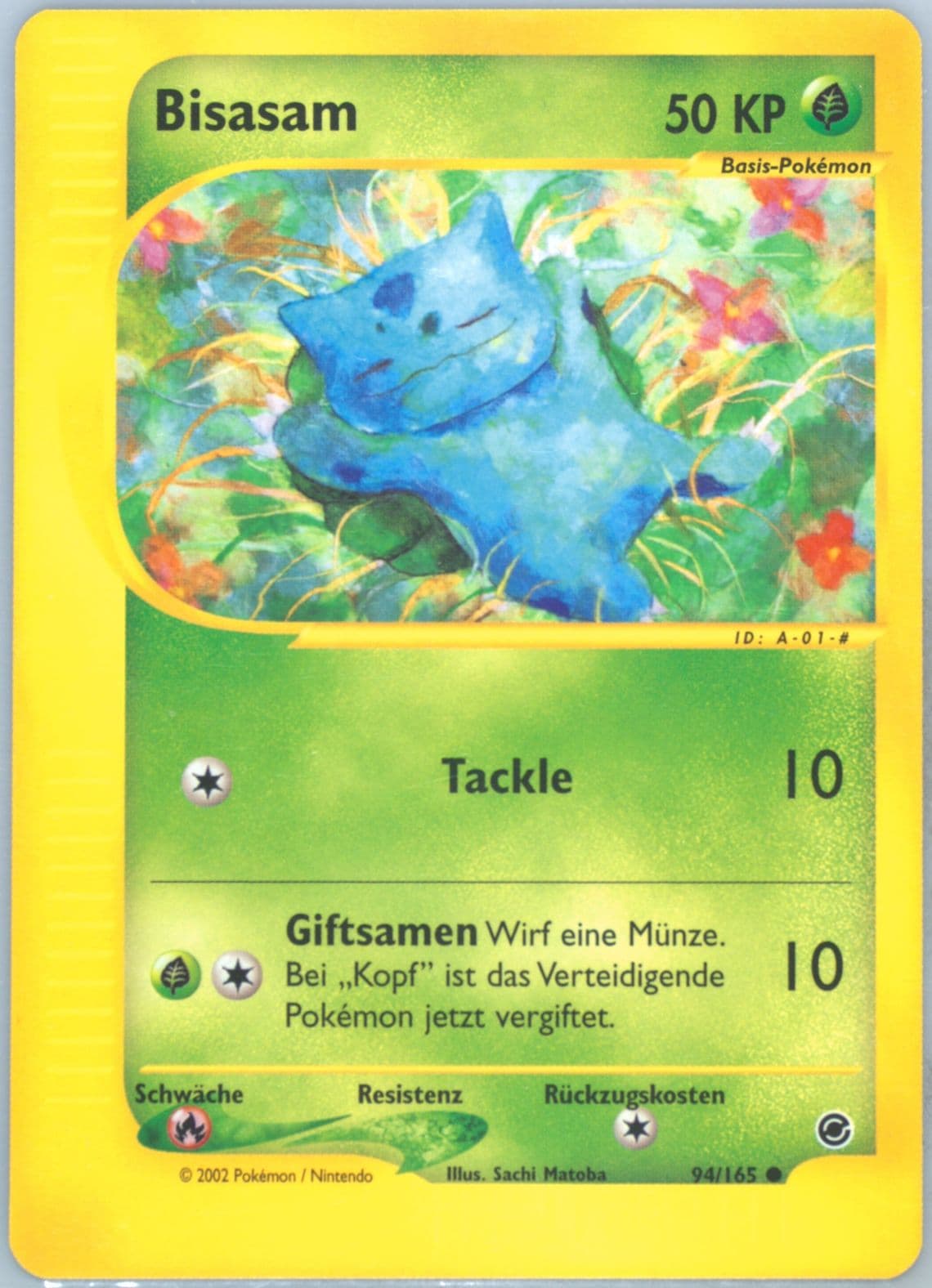 Bisasam German (94) 2002 Pokemon Expedition