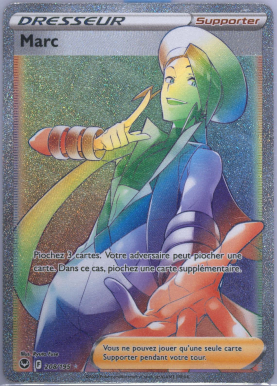 Full Art/Marc French-Secret (208) 2022 Pokemon Sword & Shield Silver Tempest