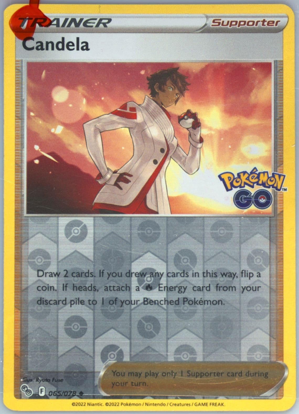 Candela-Reverse Foil (065) 2022 Pokemon Go