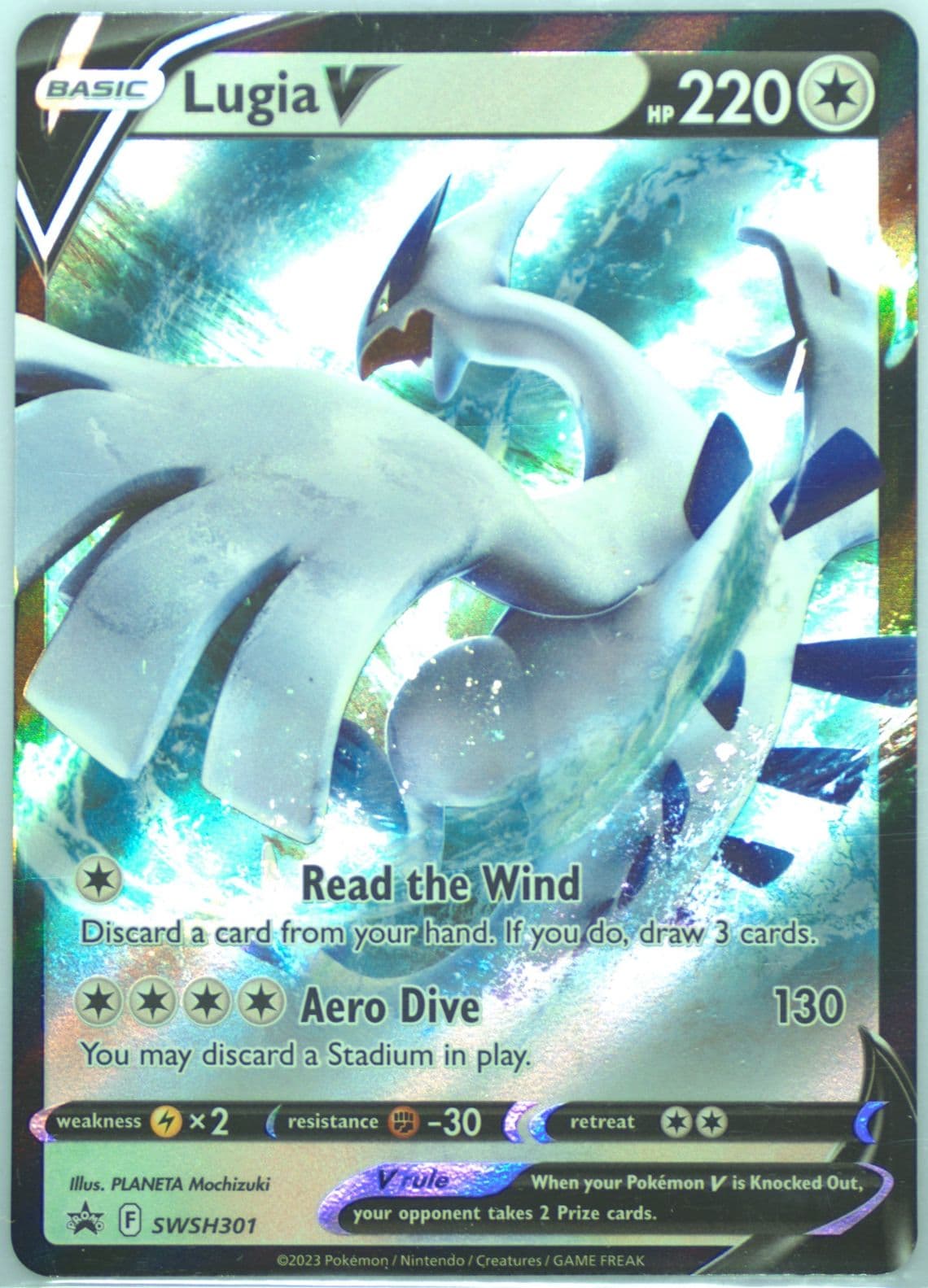 Lugia V Crown Zenith Special Collection Unown V & Lugia V (301) 2023 Pokemon Swsh Black Star Promo