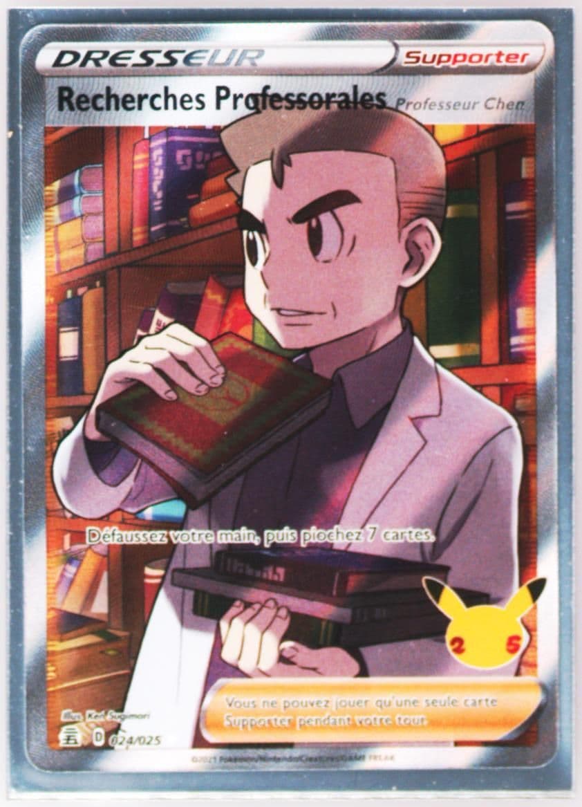 Full Art/Recherches Professorales French (024) 2021 Pokemon Celebrations