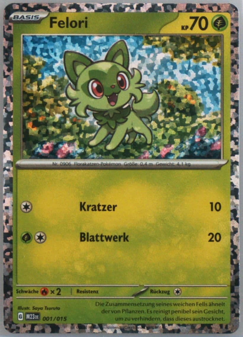 Sprigatito (001) 2023 Pokemon M23 de-Mcdonald's Collection