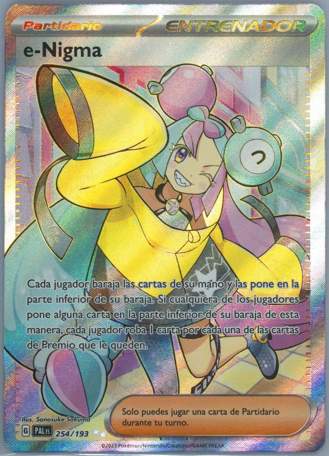 Iono Ultra Rare (254) 2023 Pokemon Spanish Pal ES-Paldea Evolved