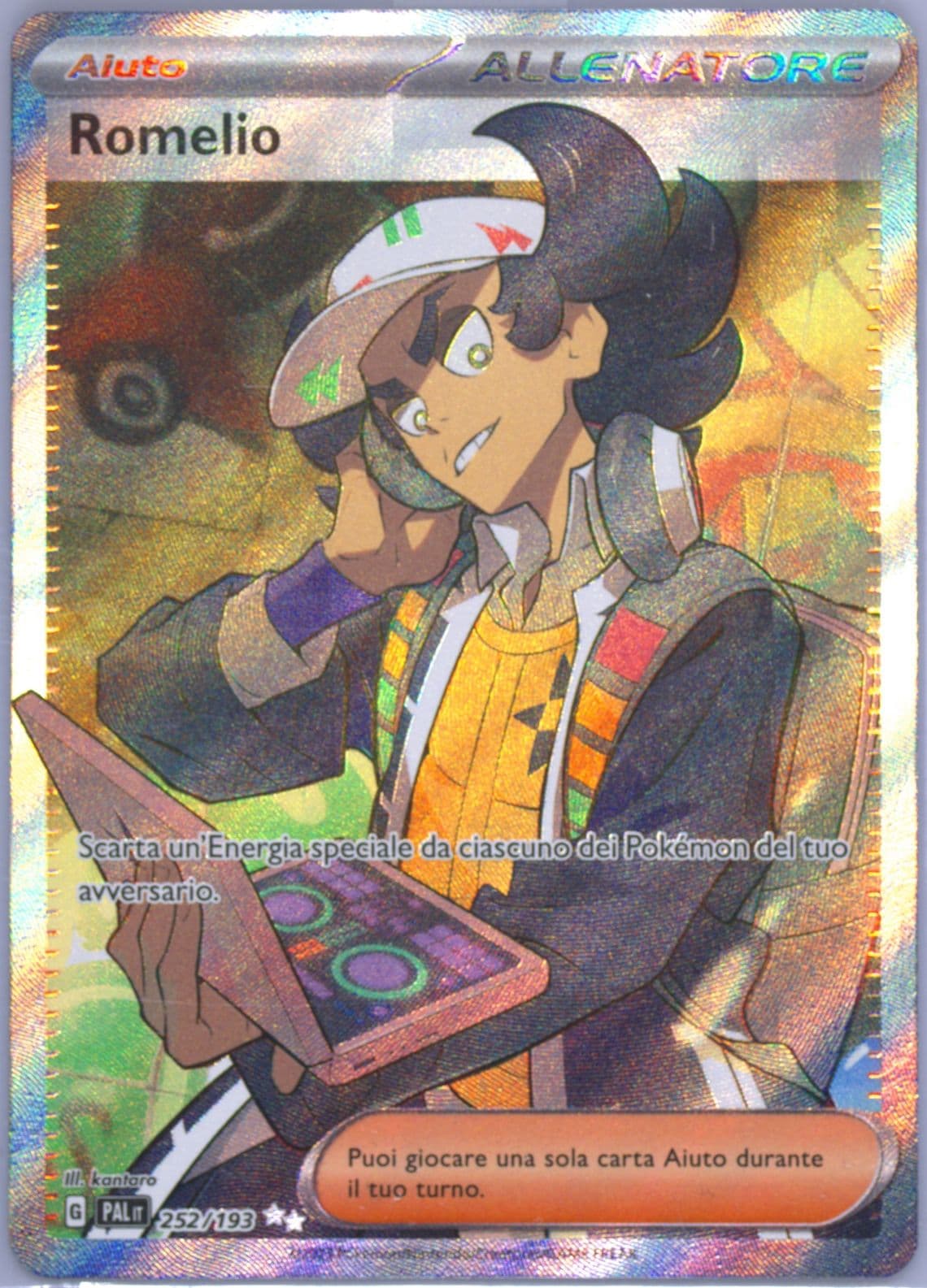 Giacomo Ultra Rare (252) 2023 Pokemon Italian Pal It-Paldea Evolved