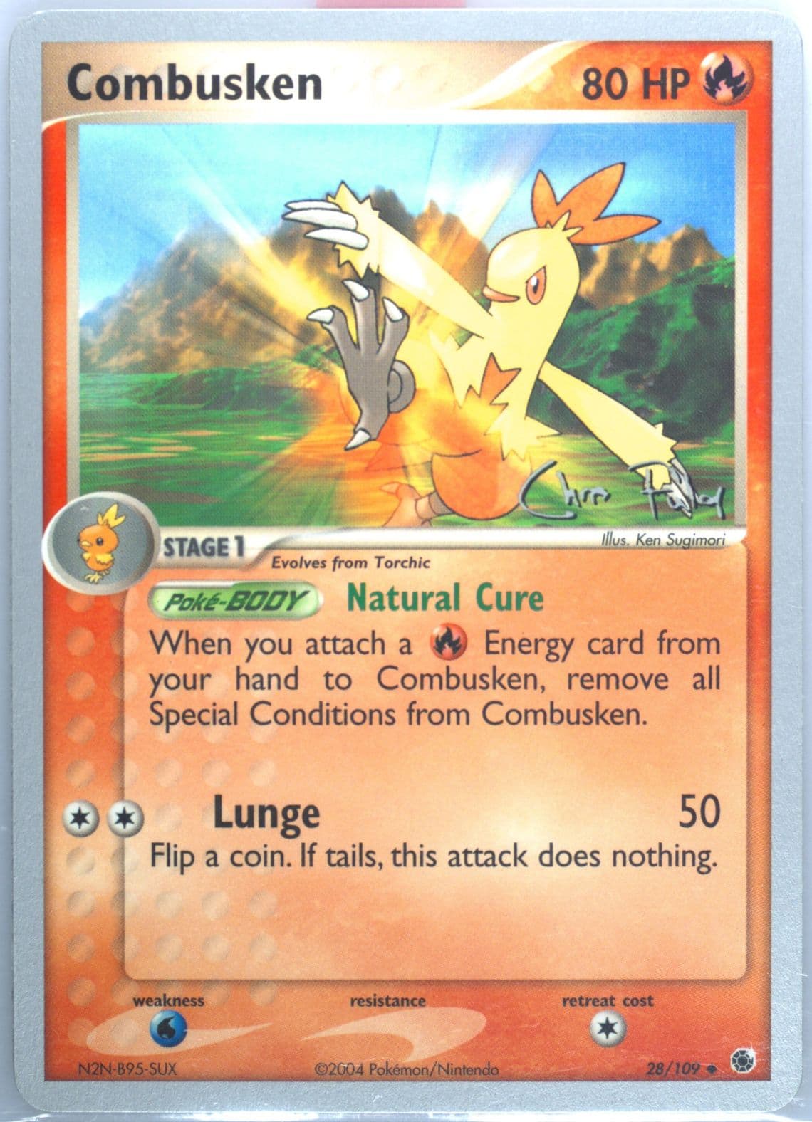 Combusken Blaziken Tech (28) 2004 Pokemon World Championships Promo