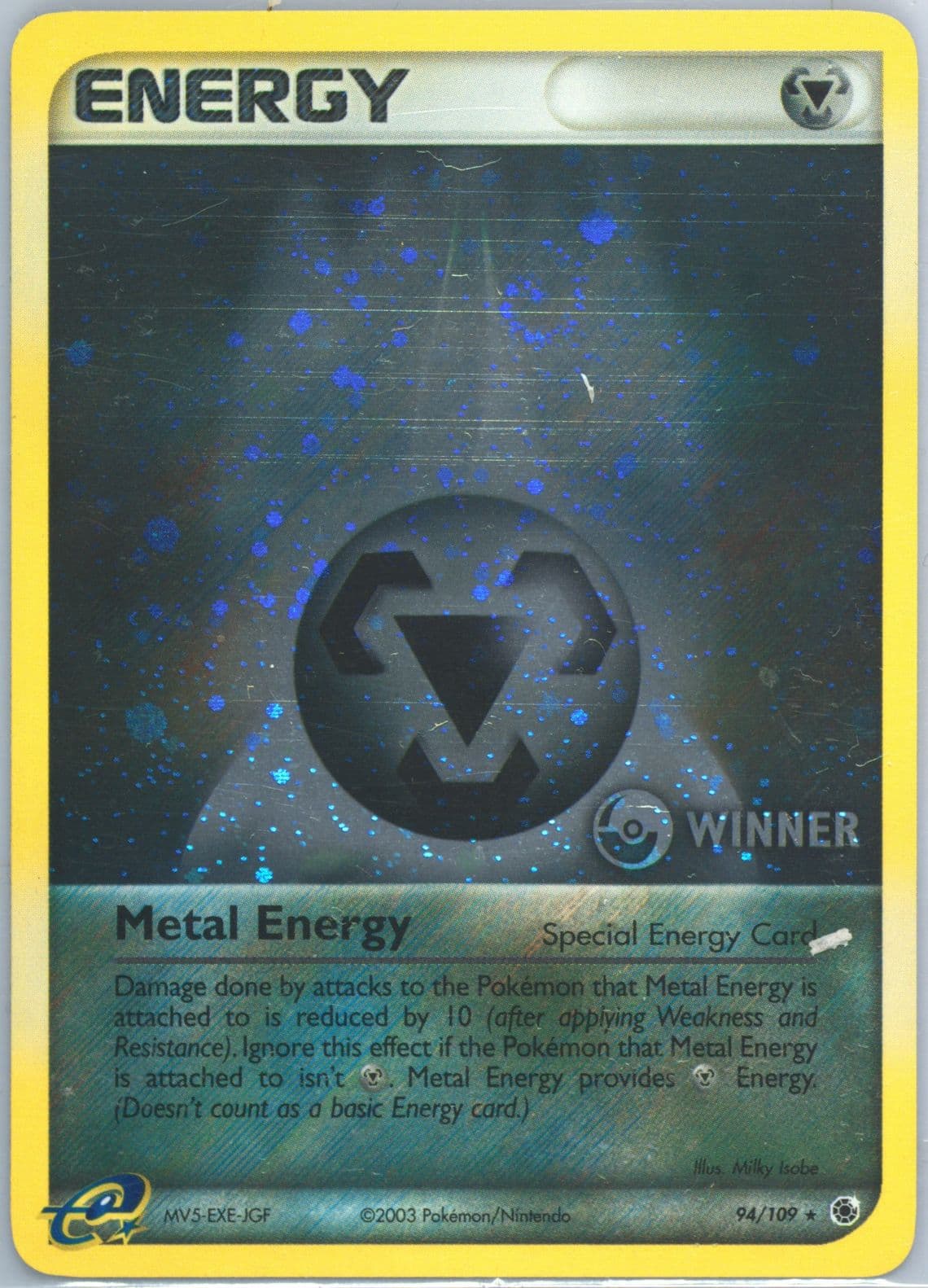 Metal Energy-Holo E-League January 2004-Winner (94) 2003 Pokemon EX Ruby & Sapphire