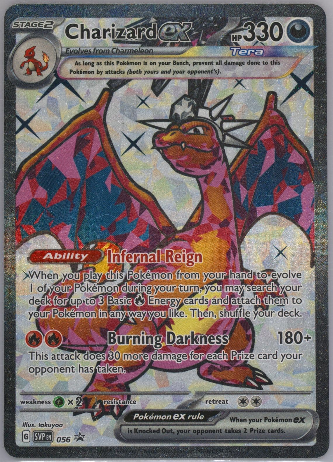 Charizard EX Charizard EX Premium Collection (056) 2023 Pokemon Svp EN-SV Black Star Promo
