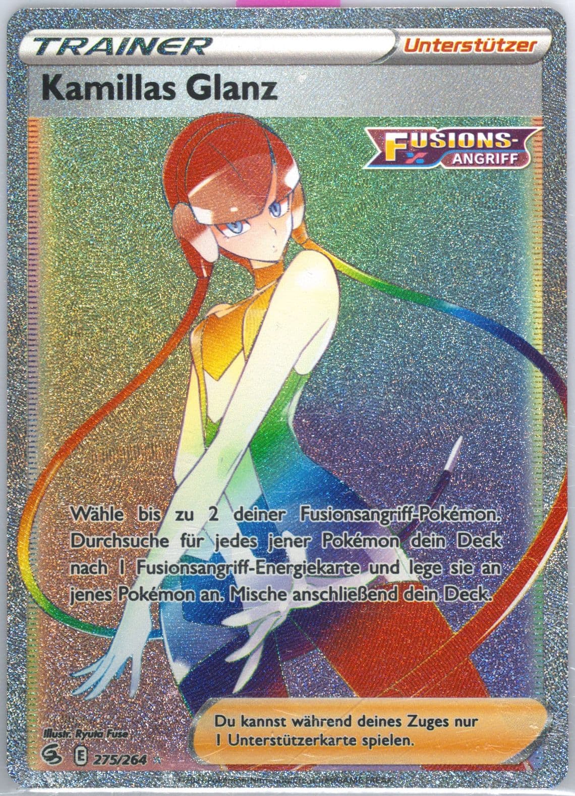 Kamillas Glanz German-Secret (275) 2021 Pokemon Sword & Shield Fusion Strike