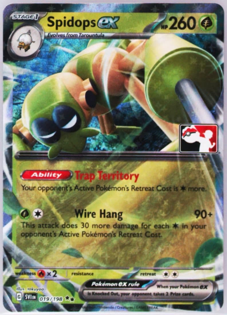 Spidops EX (019) 2023 Pokemon Play! Pokemon Prize Pack: Series 3