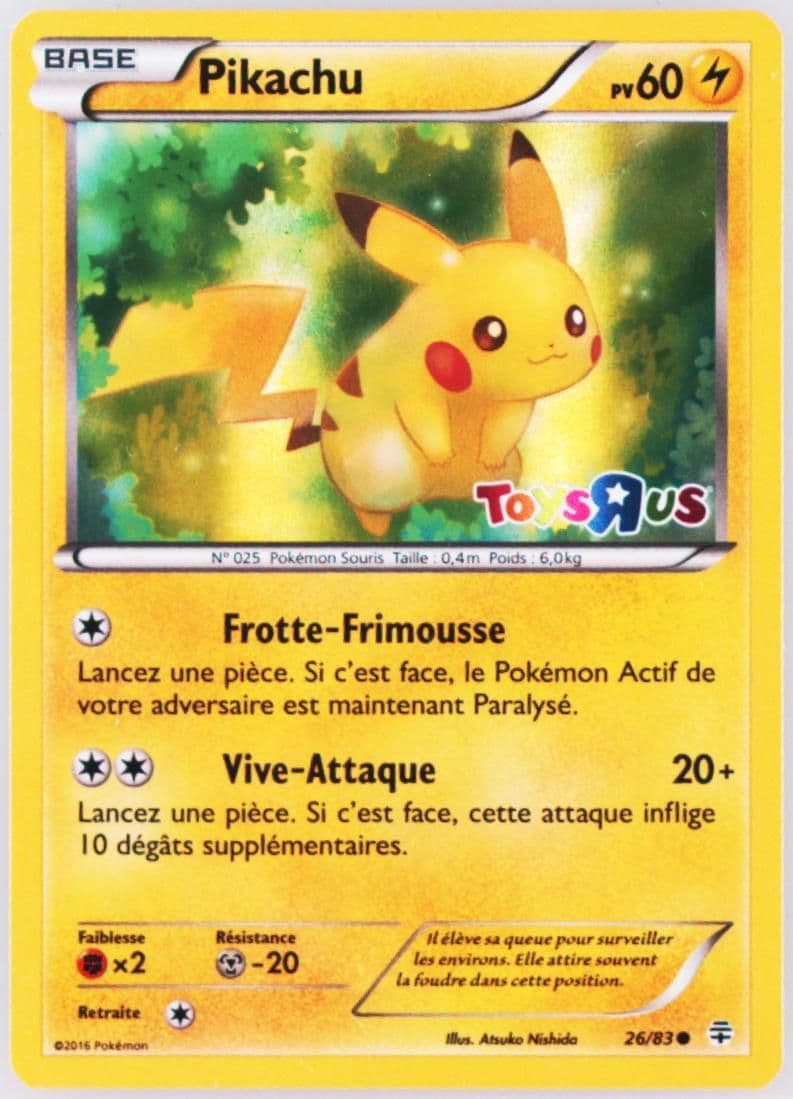 Pikachu-Holo Toys R US-French (26) 2016 Pokemon XY Generations