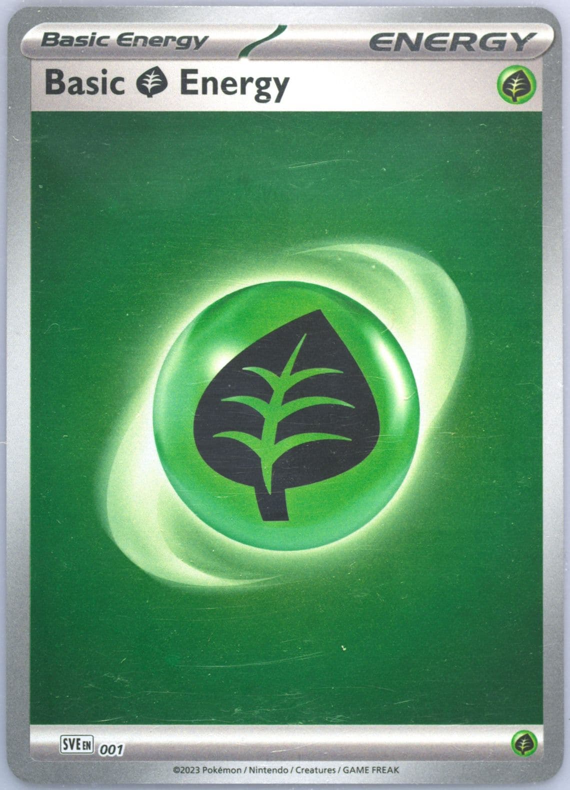 Basic Grass Energy Cosmos Holo (001) 2023 Pokemon Sve EN-Basic Energies