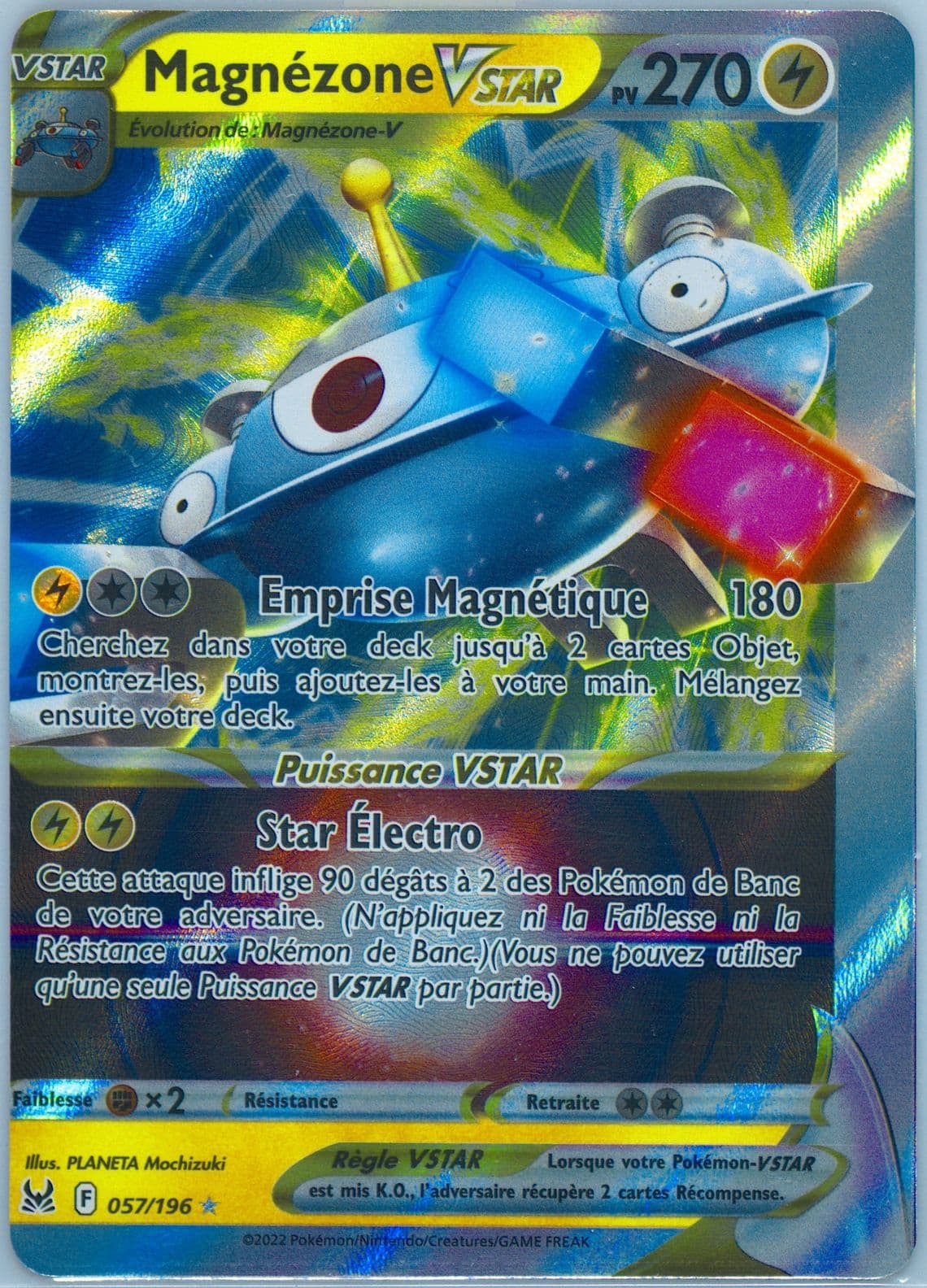 Magnezone Vstar French (057) 2022 Pokemon Sword & Shield Lost Origin