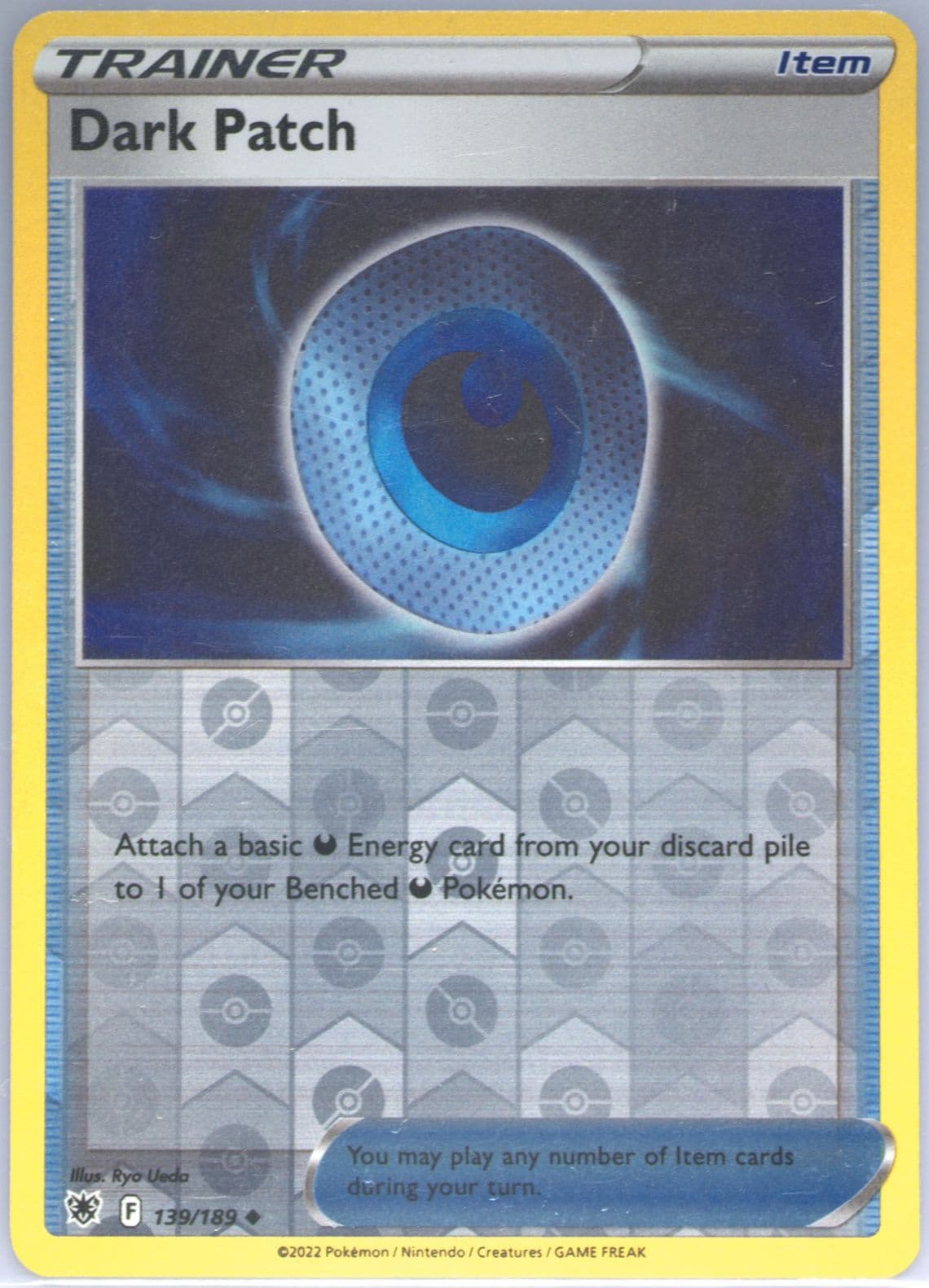 Dark Patch-Reverse Foil (139) 2022 Pokemon Sword & Shield Astral Radiance