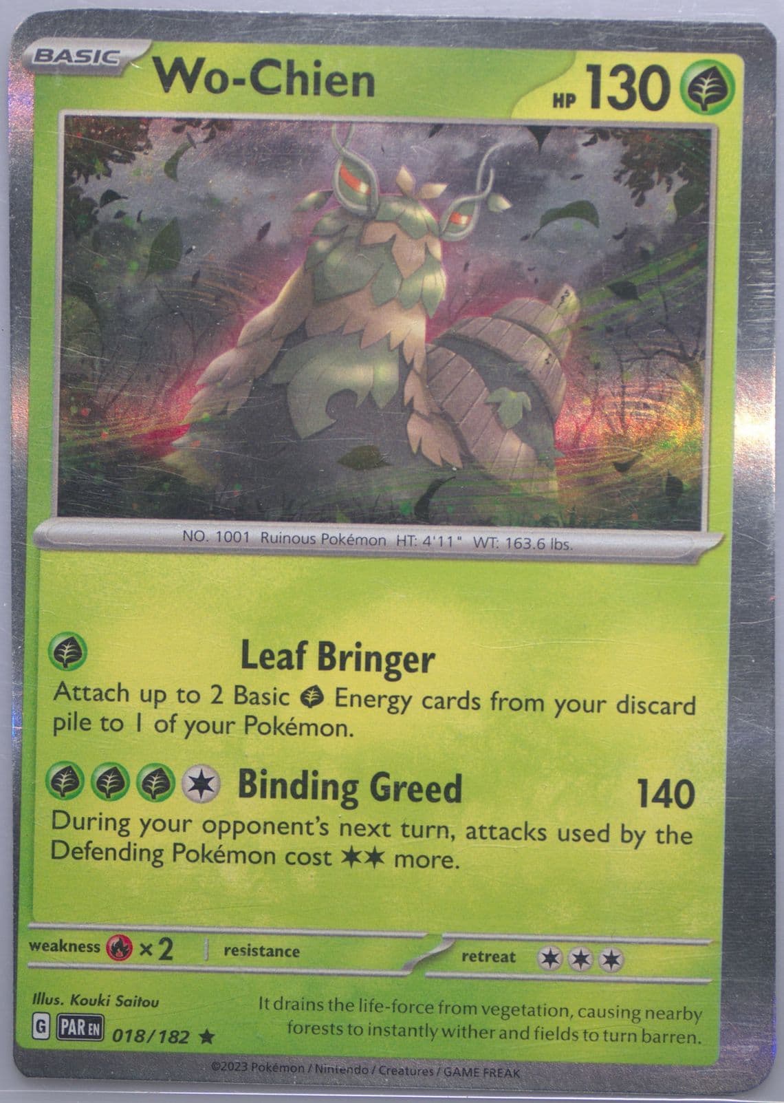 WO-Chien (018) 2023 Pokemon Par EN-Paradox Rift