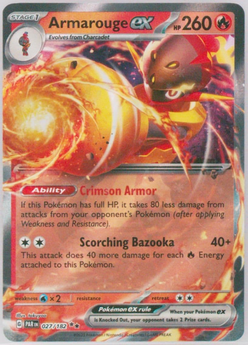 Armarouge EX (027) 2023 Pokemon Par EN-Paradox Rift