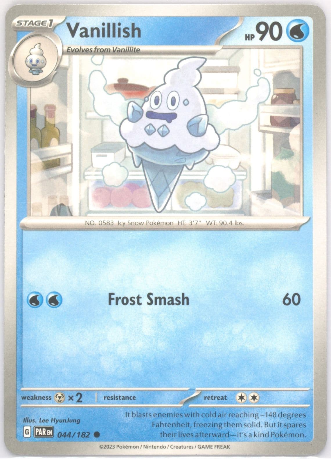 Vanillish (044) 2023 Pokemon Par EN-Paradox Rift
