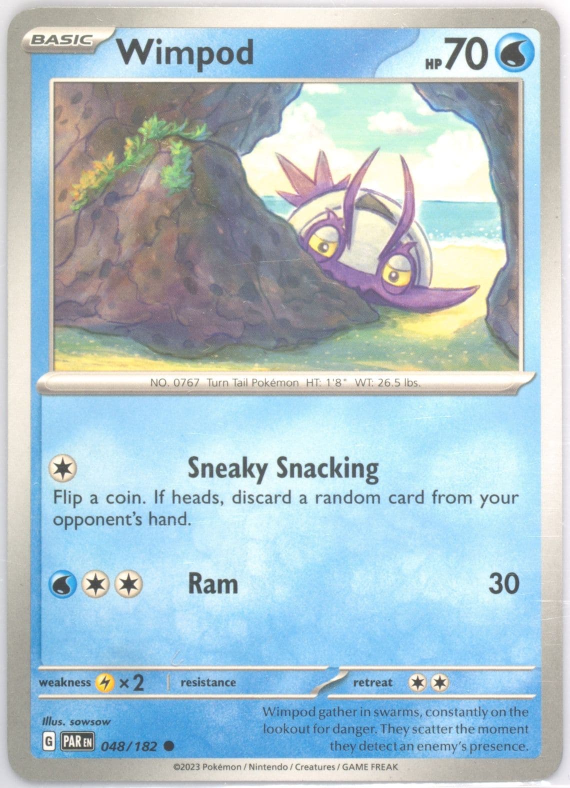 Wimpod (048) 2023 Pokemon Par EN-Paradox Rift