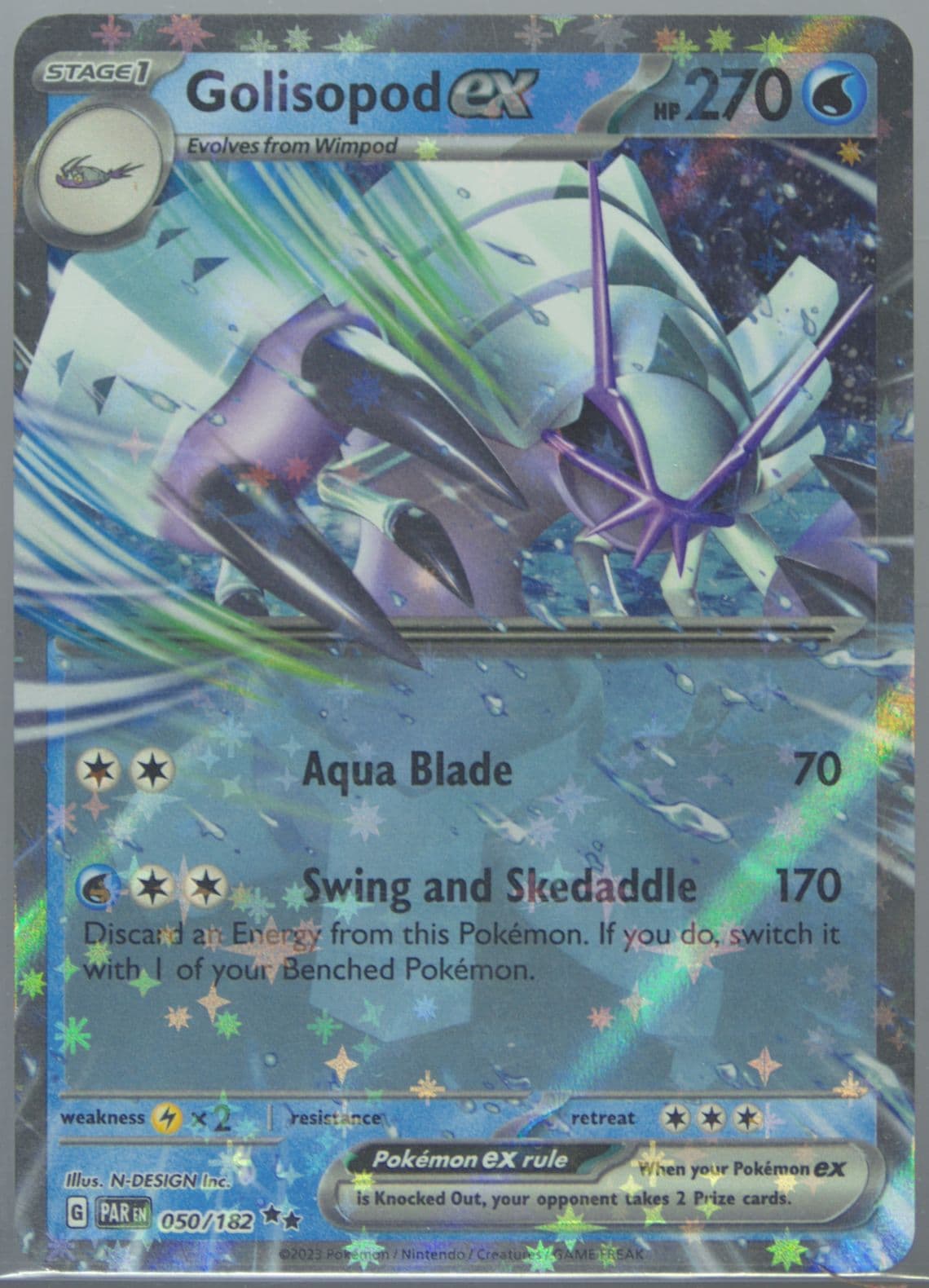 Golisopod EX (050) 2023 Pokemon Par EN-Paradox Rift