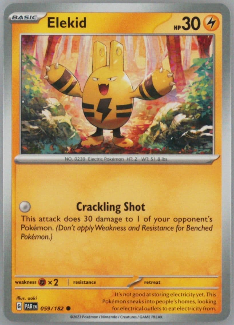 Elekid (059) 2023 Pokemon Par EN-Paradox Rift