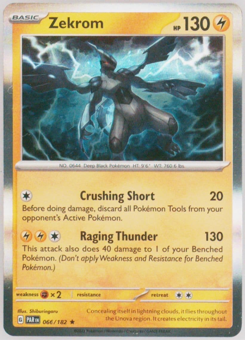 Zekrom (066) 2023 Pokemon Par EN-Paradox Rift