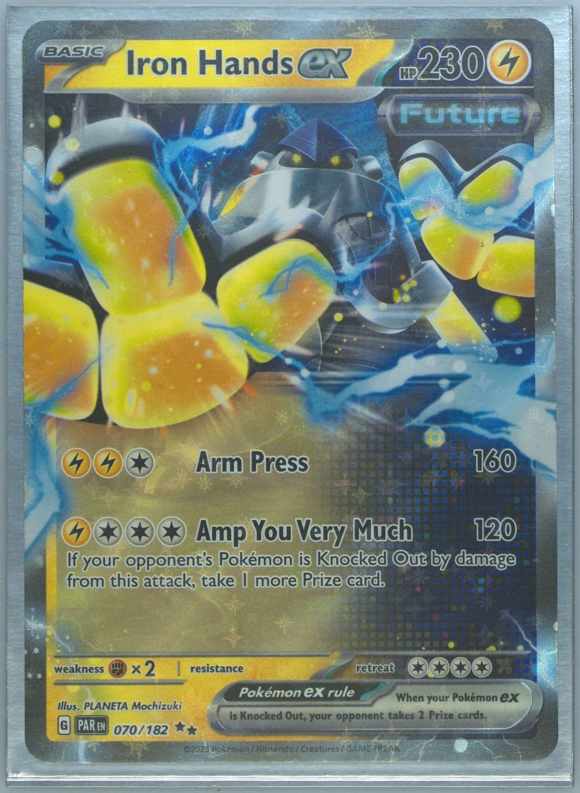 Iron Hands EX (070) 2023 Pokemon Par EN-Paradox Rift