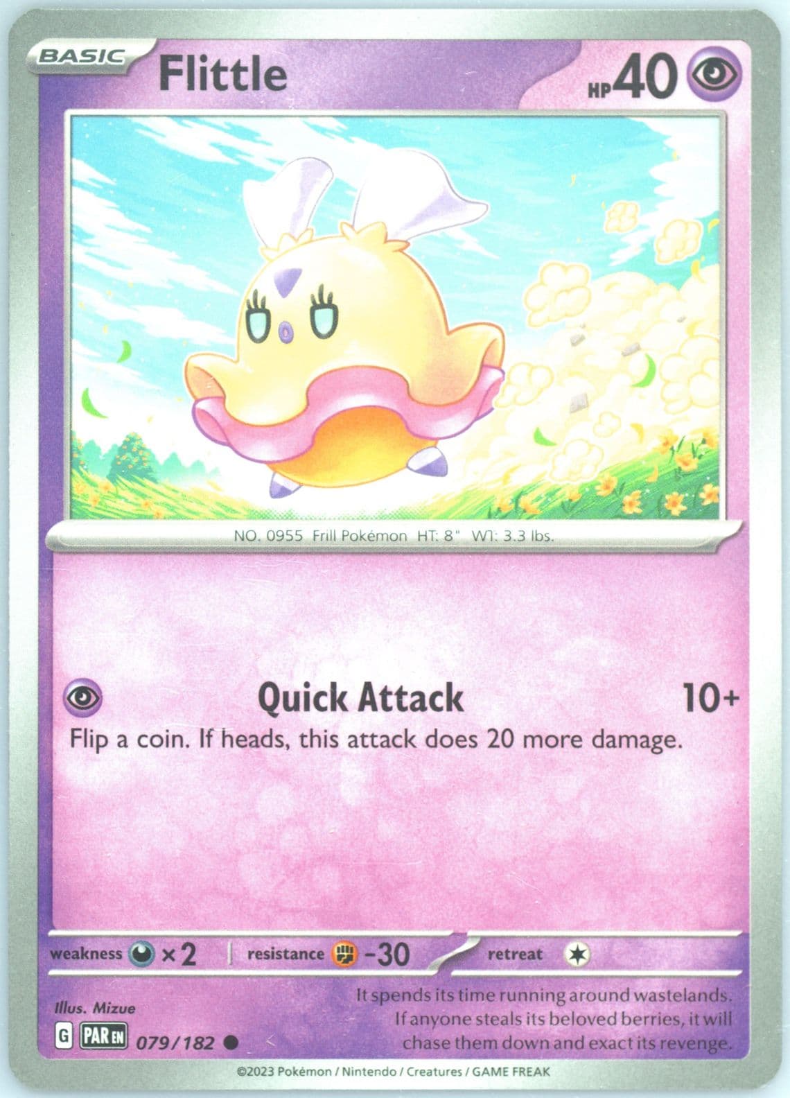 Flittle (079) 2023 Pokemon Par EN-Paradox Rift