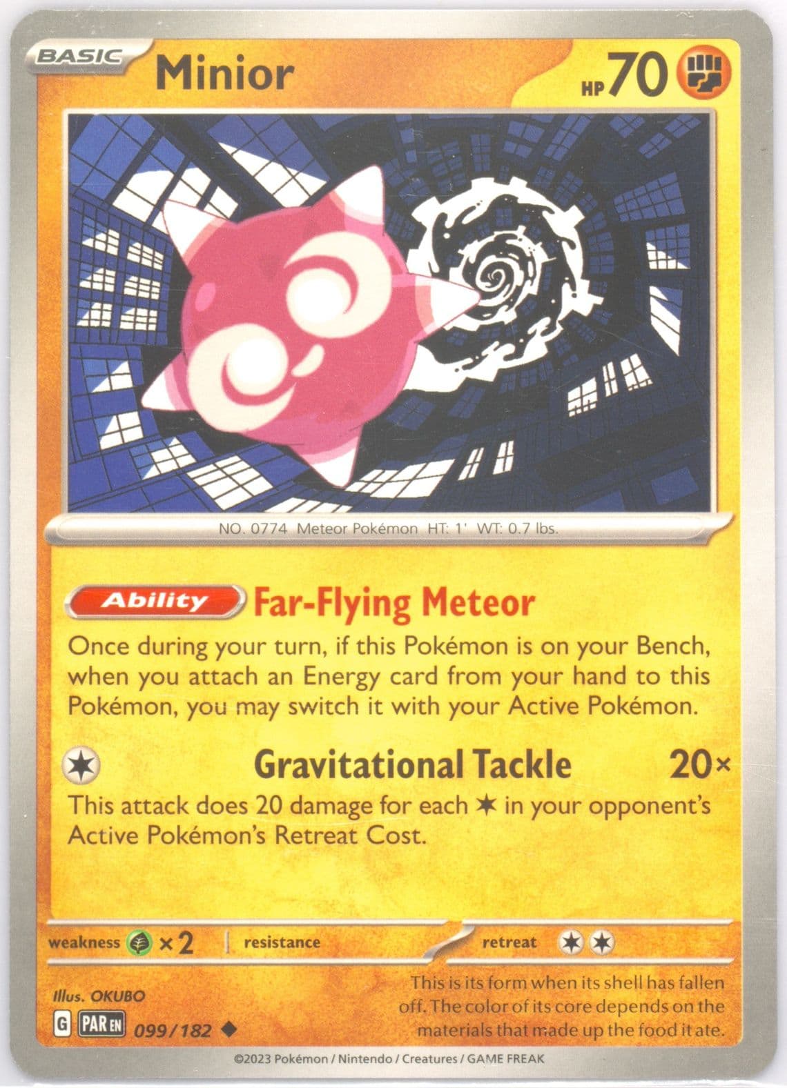 Minior (099) 2023 Pokemon Par EN-Paradox Rift