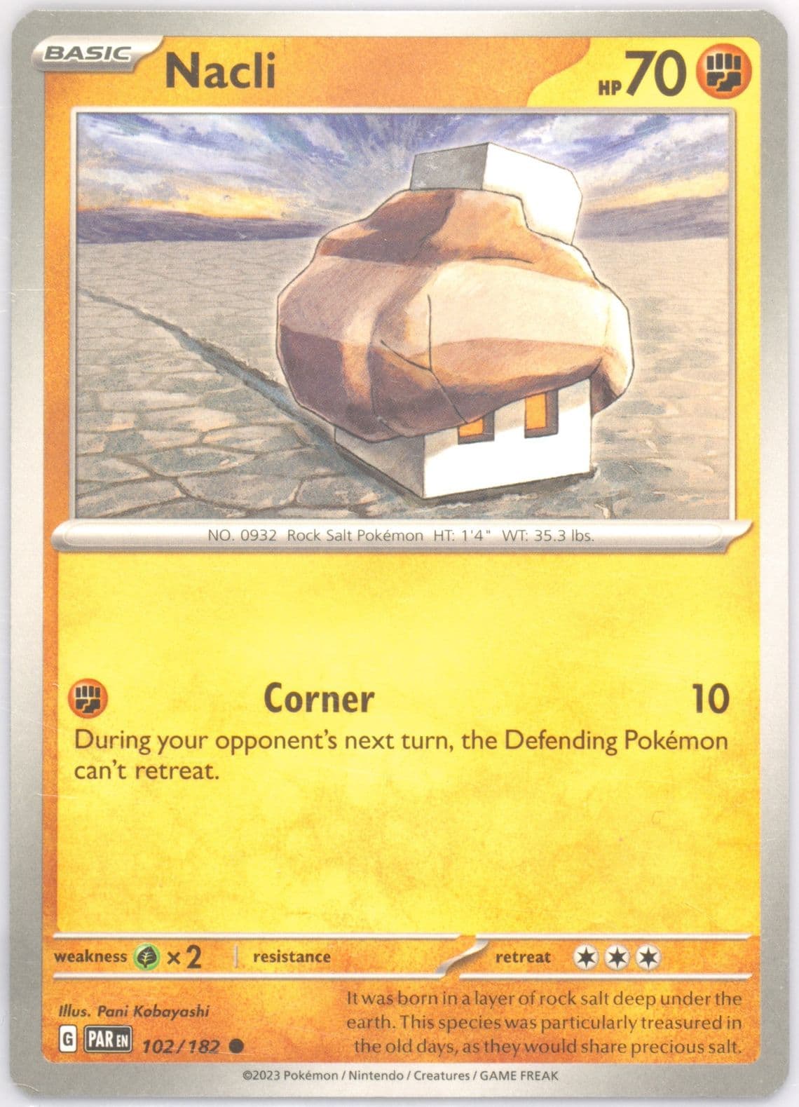 Nacli (102) 2023 Pokemon Par EN-Paradox Rift