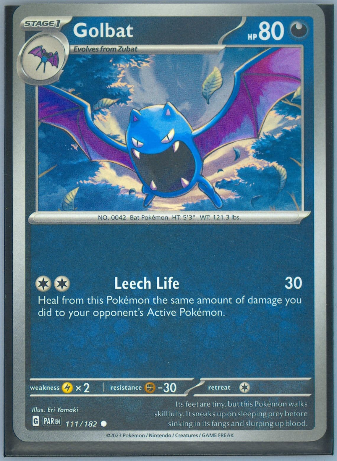 Golbat (111) 2023 Pokemon Par EN-Paradox Rift