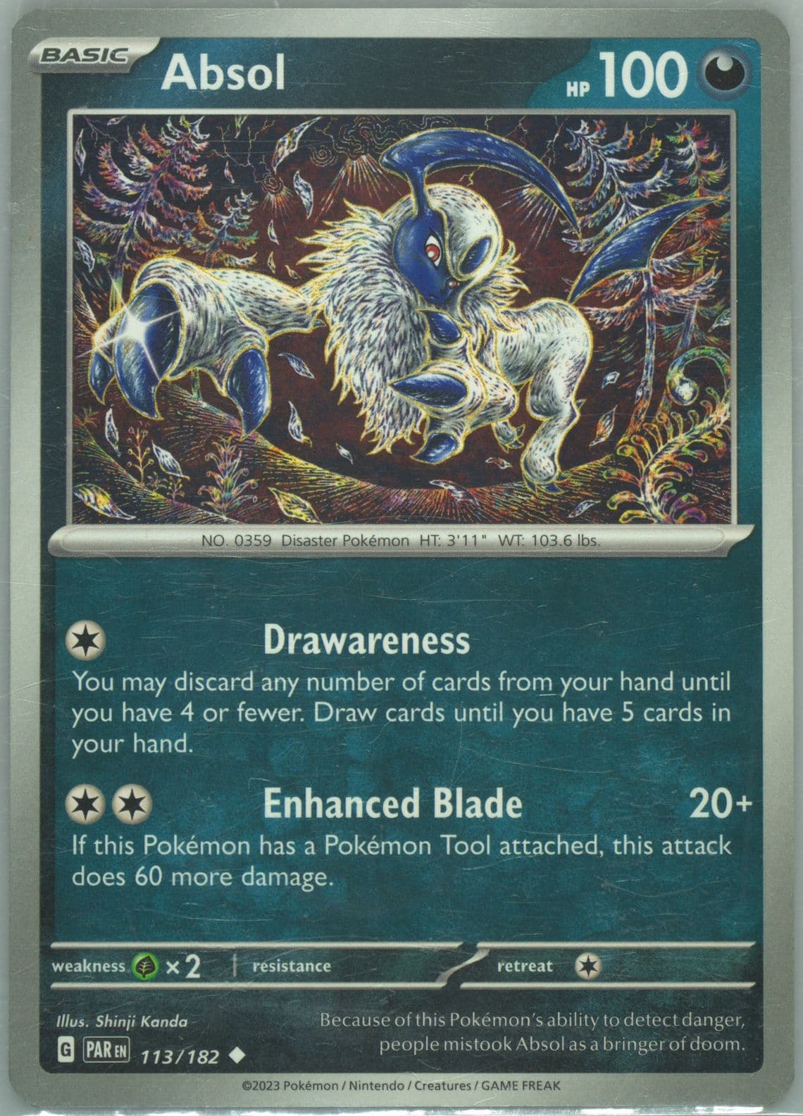 Absol (113) 2023 Pokemon Par EN-Paradox Rift