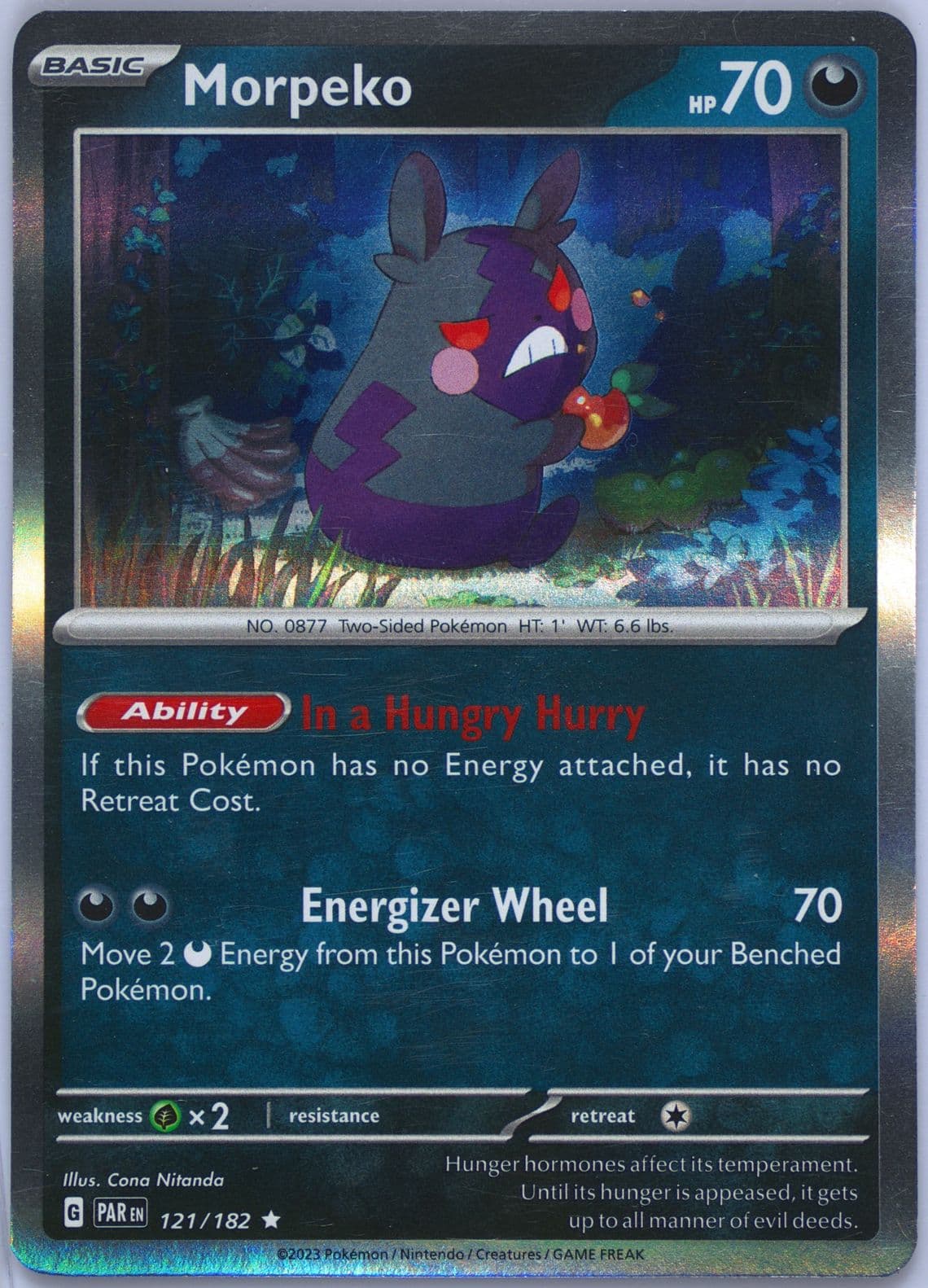 Morpeko (121) 2023 Pokemon Par EN-Paradox Rift