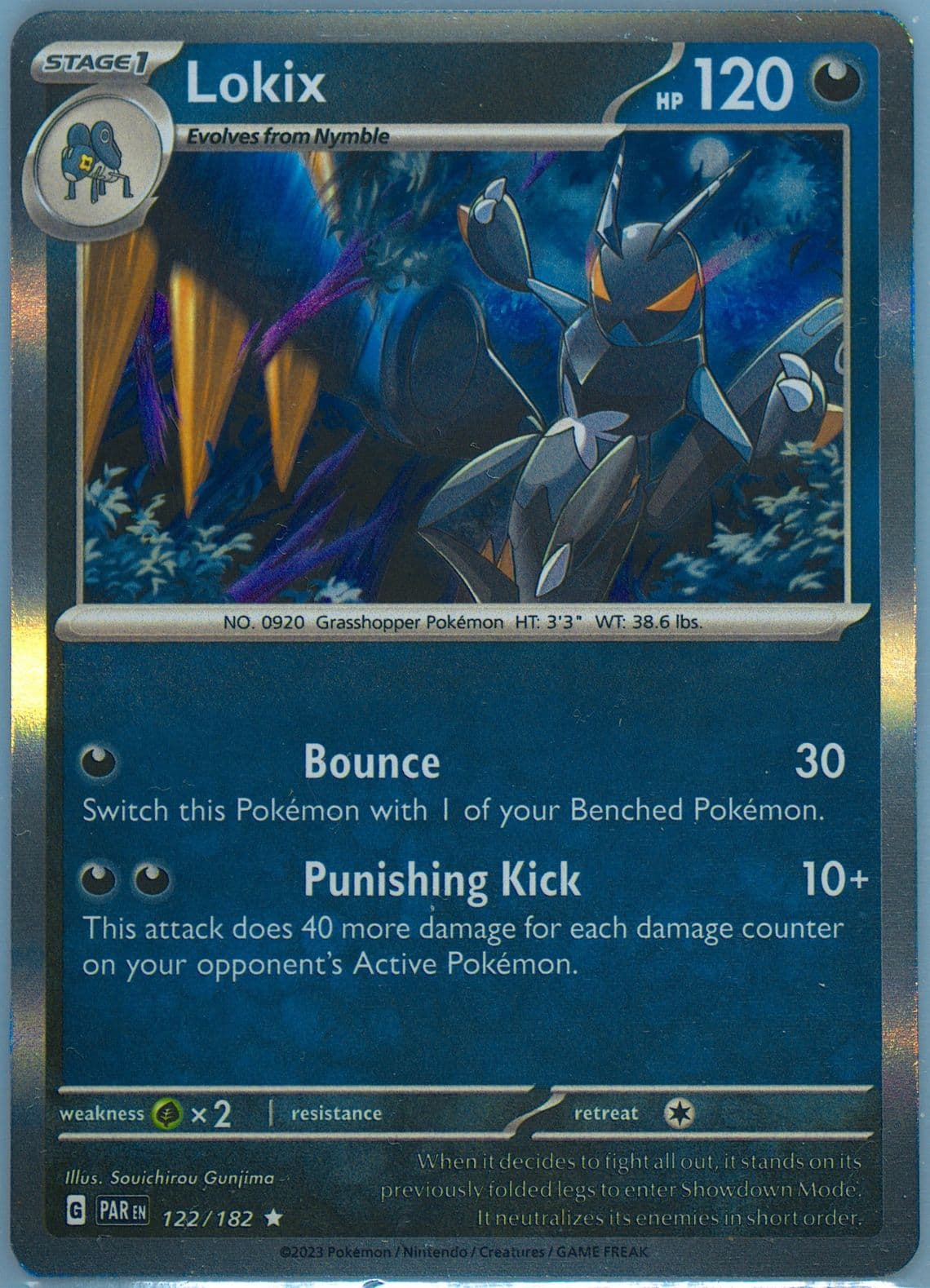 Lokix (122) 2023 Pokemon Par EN-Paradox Rift