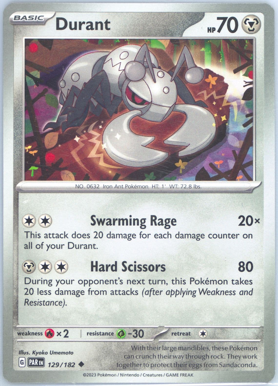Durant (129) 2023 Pokemon Par EN-Paradox Rift