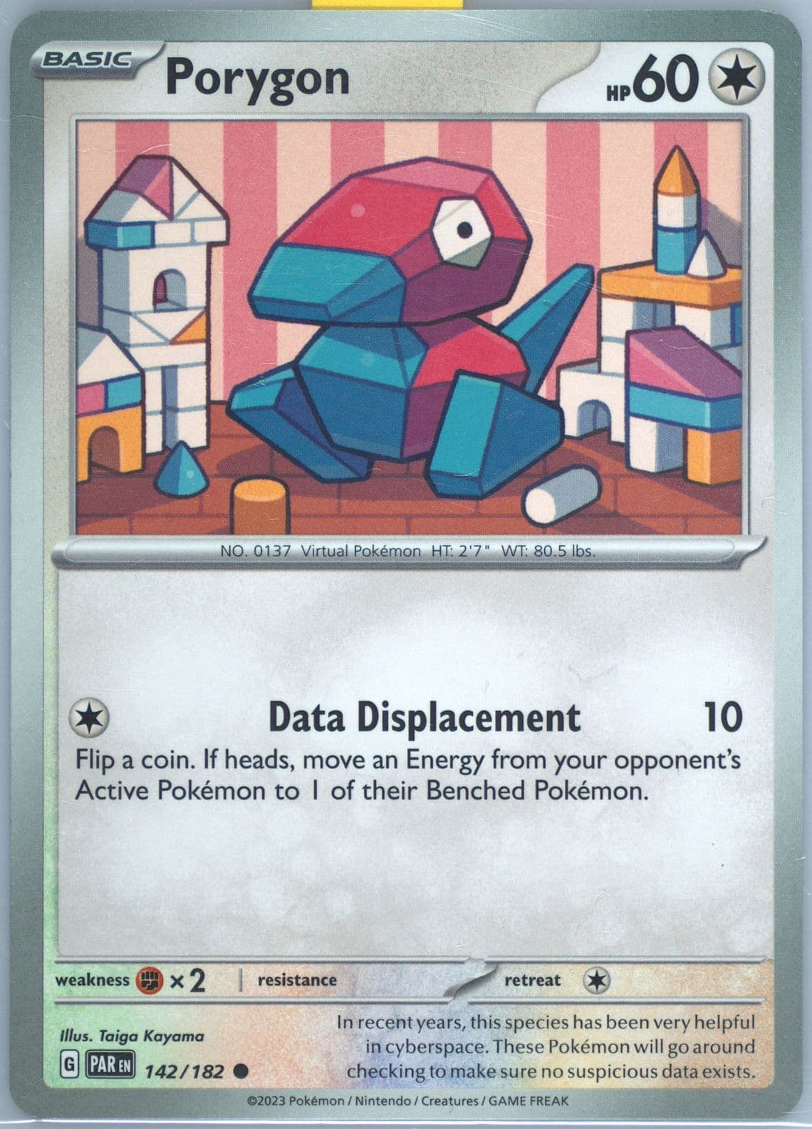 Porygon (142) 2023 Pokemon Par EN-Paradox Rift