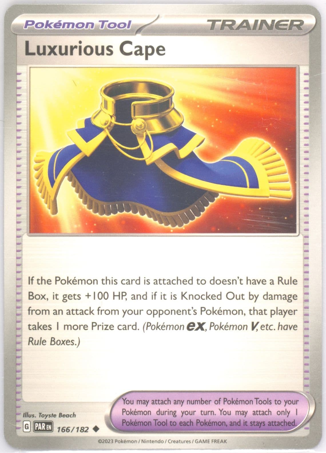 Luxurious Cape (166) 2023 Pokemon Par EN-Paradox Rift